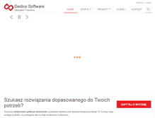 Tablet Screenshot of dedico.pl
