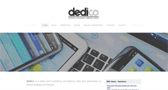 Desktop Screenshot of dedico.co.uk