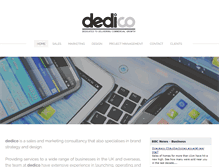 Tablet Screenshot of dedico.co.uk